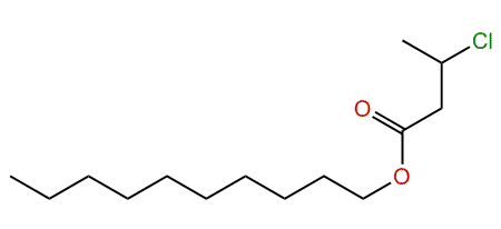 Decyl 3-chlorobutanoate